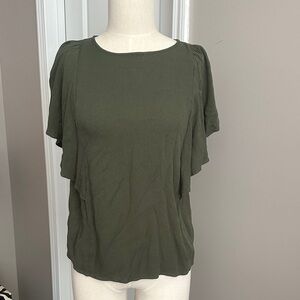 LOFT Dark Olive Women's Blouse